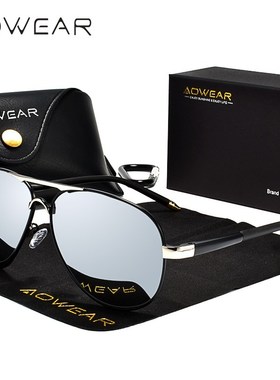 Sun Glasses men travel For Pilot Sunglasses Big Frame