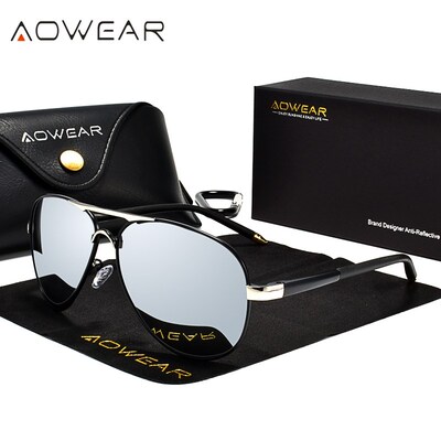 Sun Glasses men travel For Pilot Sunglasses Big Frame