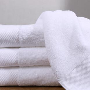 90x180cm Towel Hand Towels Bath Face Cotton White Big Hotel