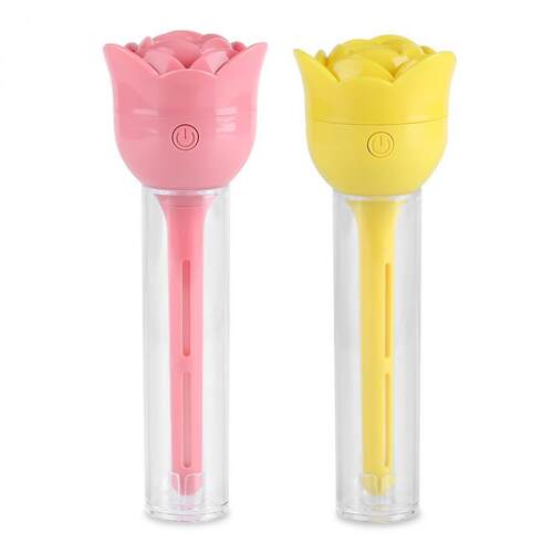 Rose-Shaped Mini USB Humidifier Electric Air Diffuser Purifi