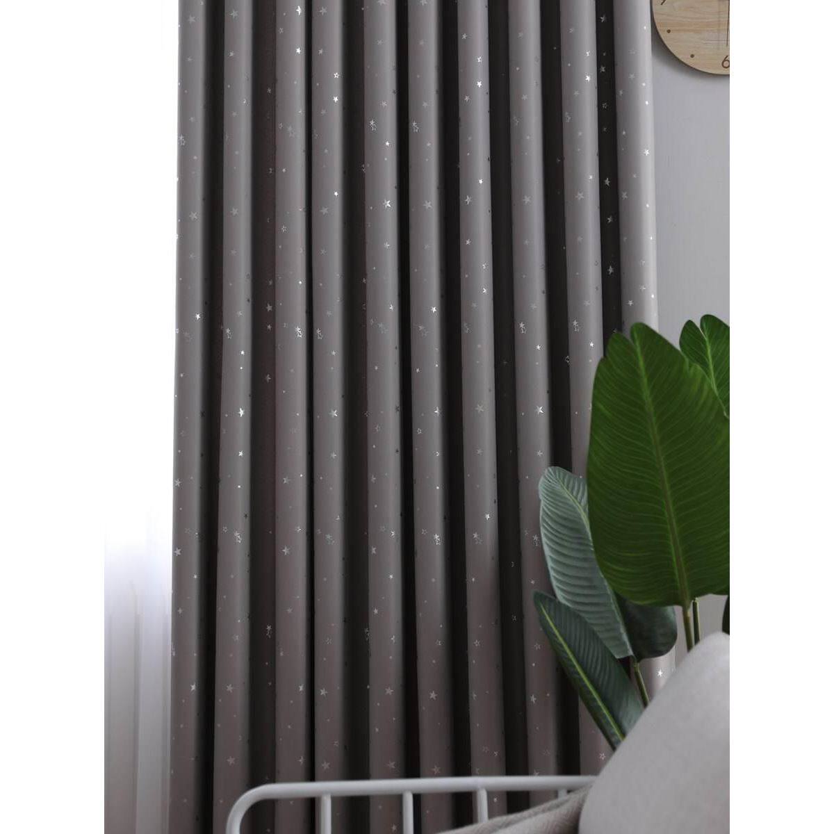 2023 new curtains thickened all black-out cloth bedroom