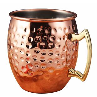 Hammered Copper Plated Mule Mug Beer Cup Coffee Cup Mug