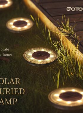 IP68 Waterproof LED Outdoor Solar Power Ground Light Lightin