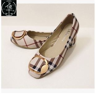 shoes women新款 fashion flat summer 平跟牛筋底单鞋 ladies