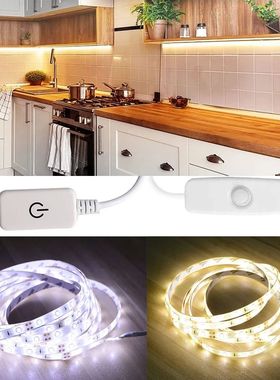 Touch Switch Led Strip Set Dc 5v 2835 Smd Warm White Lightin