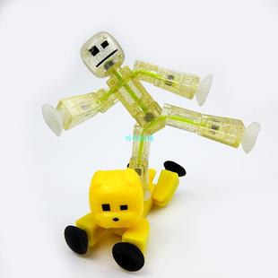 kawaii anima figure 2pcs action sucker suc stikbot