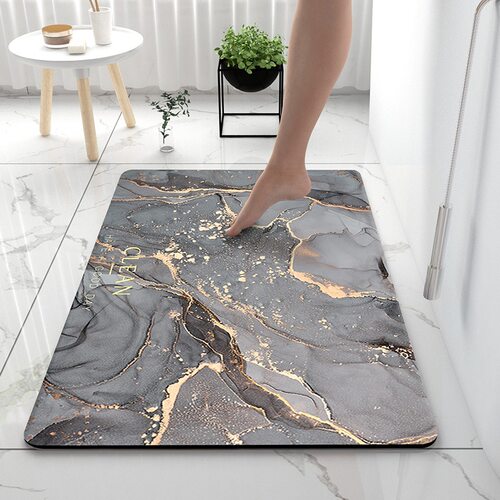 New Nordic stylelong strip kitchen floor mat bathroom carpet
