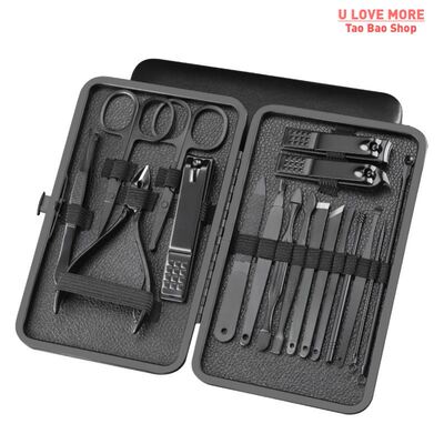 7/10/12/16 pcs Manicure Cutters Nail Clipper Set Household S