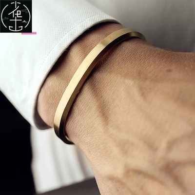 bangle wristband bracelet for women men Gold Fashion Jewelry