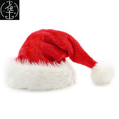 New arrival Christmas Hat Flannelette Plush Christmas Hats