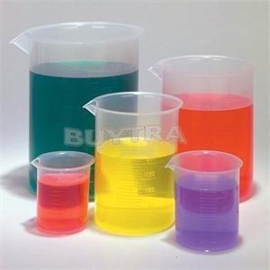 plastic beakers set 5 sizes - 50 100 250 500 1000ml beakers