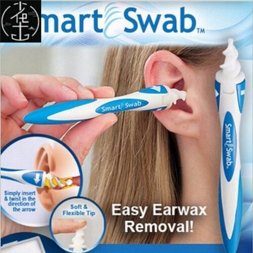 Smart Swab  Earwax Removal Soft Spiral Ear Cleaner Ear-pick