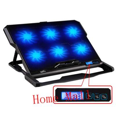 Laptop cooler 2 USB Ports and Six cooling Fan laptop cooling