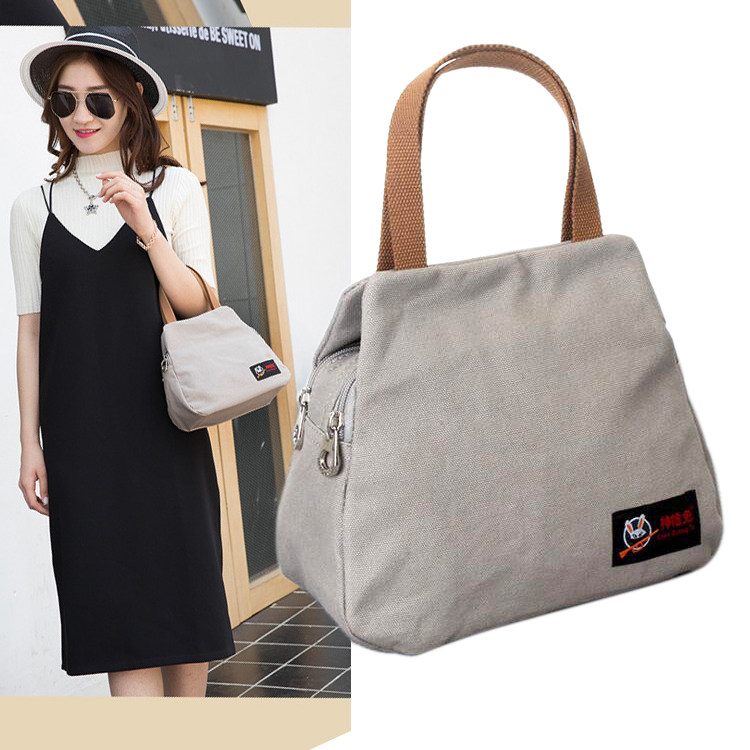 帆布手提包小拎包布艺小包包女士简约上班族文艺范包包韩版妈妈包在类目 箱包皮具/热销女包/男包, 女士包袋中 - 来自Buy2taobao.com提供专业的淘宝代购服务