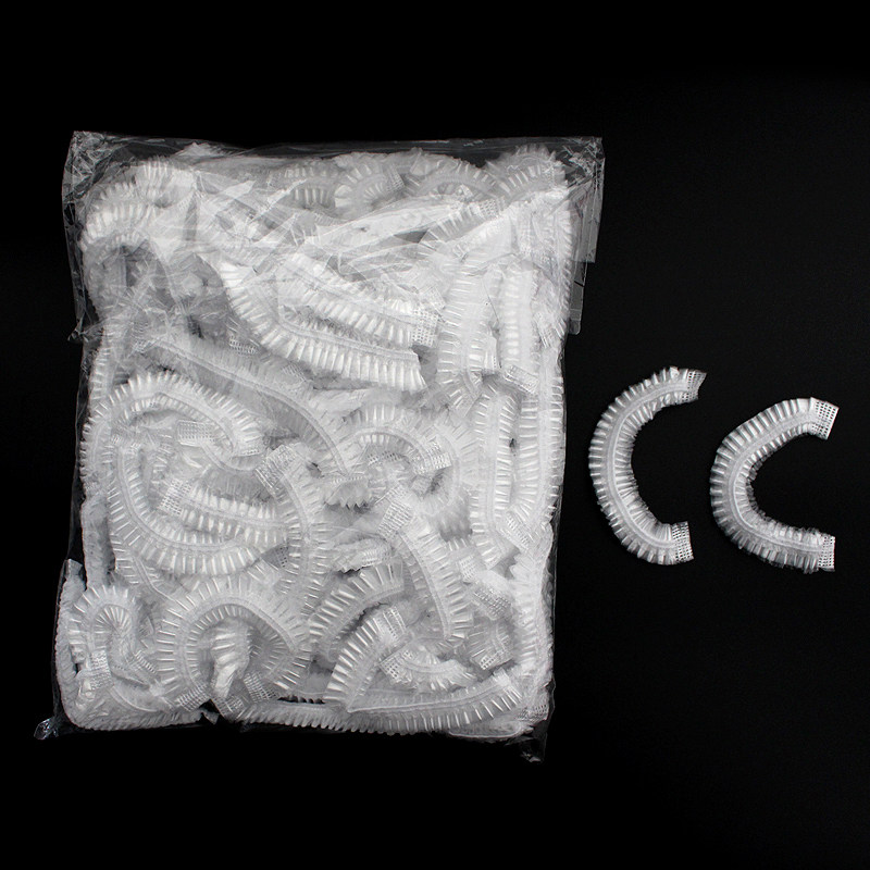 DISPOSABLE SHOWER CAPS WOMENS WATERPROOF BATHS ANTI-FUMES HOME KITCHEN CARE HAIR MASKS BAKED OIL CAPS THICKENED HAIR DYE HEAD COVERS