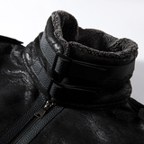 冬季大码男皮毛一体羊羔绒加绒加厚麂皮绒外套B337#F11-P245，男装皮衣，电商D318(原电商B337)