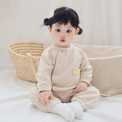 婴儿连体衣春秋纯棉长袖