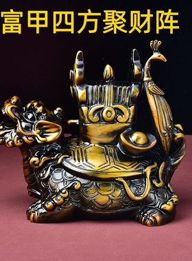 淘运灵阁马年富甲四方聚财阵黑曜石吊坠摆件款2026年客厅卧室玄关
