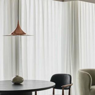 丹麦 semi 单头吊灯北欧简约餐桌餐厅灯个性喇叭灯设计师款灯