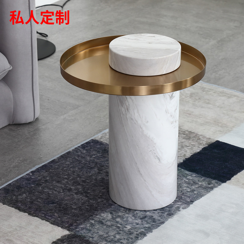 现代简约边几茶几大理石设计师样板房创意小桌子休闲办公沙发角几