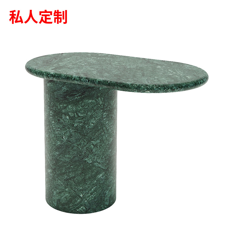现代简约大理石创意悬臂小茶几 设计师样板房沙发艺术边几角几