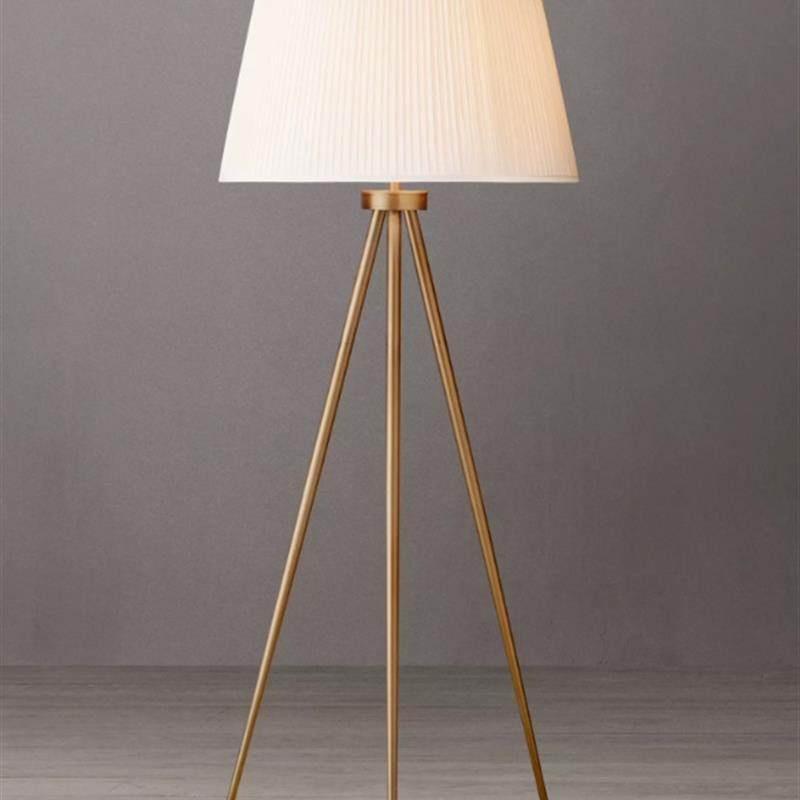 出口北美Restoration Hardware家居英式古典简约三脚架芦苇落地灯