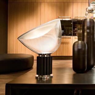 Flos 意大利 Taccia 台灯简约玻璃客厅书房桌灯装饰氛围灯