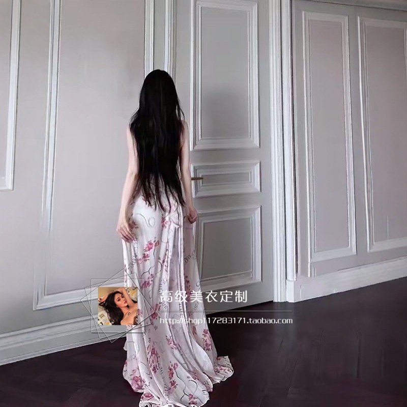 美神降临~御姐超仙挂脖大露背拖地长裙女夏季大理海边度假拍照裙,女装/女士精品,连衣裙,淘宝优惠券,粉丝福利购,淘宝优惠卷