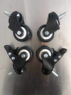 轮子书架置物架鞋架角钢碳钢架子万向轮8丝带轴承加厚大承重工业