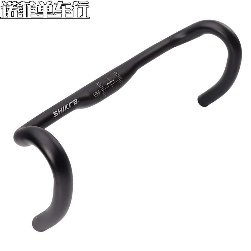 公路车自行车弯把380 400 420MM死飞握把竞速赛车龙头车把手配件