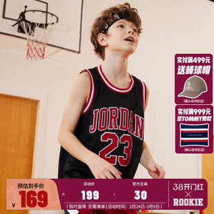 JORDAN童装儿童背心男童篮球服耐克AJ上衣夏季大小童JD2122087