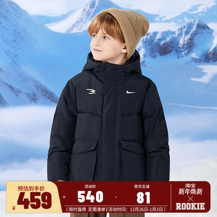 保暖外套童装 新款 N32542105 3brand儿童羽绒服男女童2025冬季 Nike