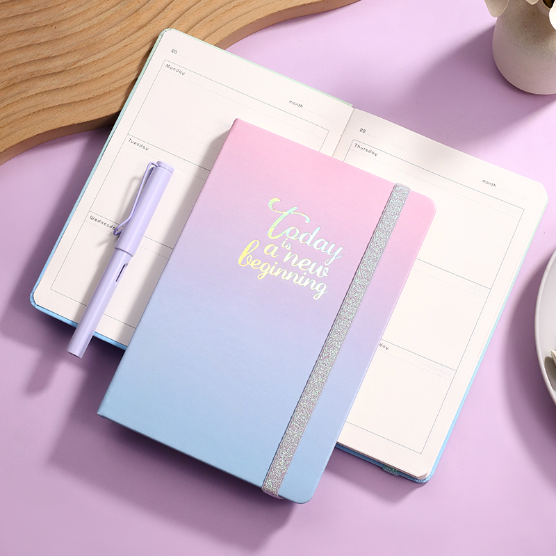 锦兔每周计划本中英文版记事本日历台历学生每日学习工作自律打卡