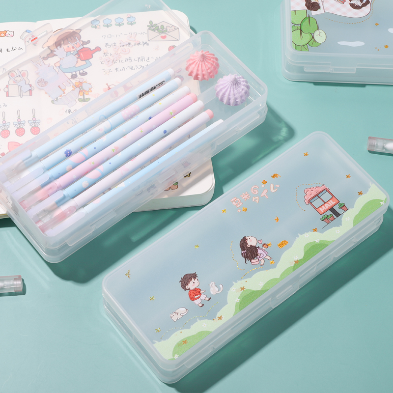 金谷大容量卡通多功能文具盒