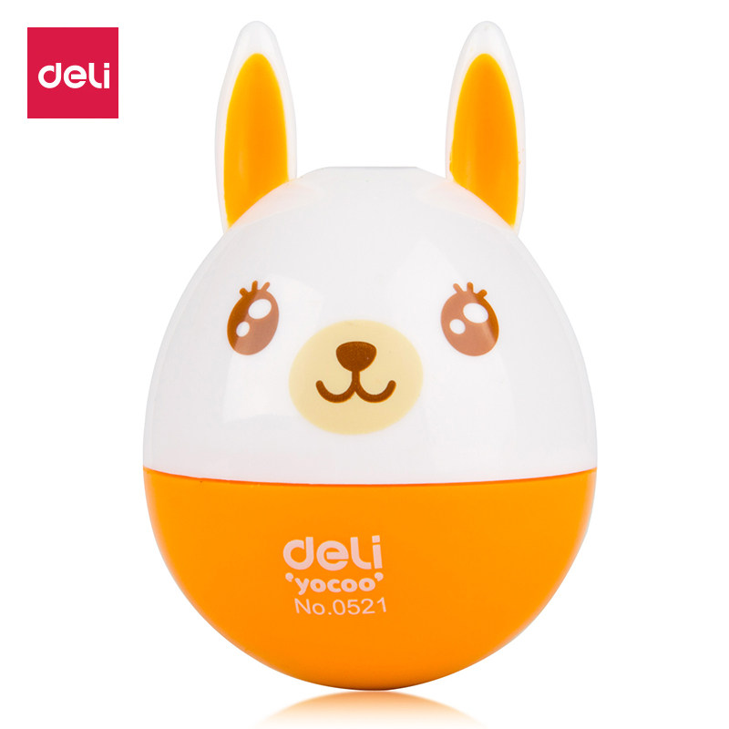 得力学生用卡通削笔器