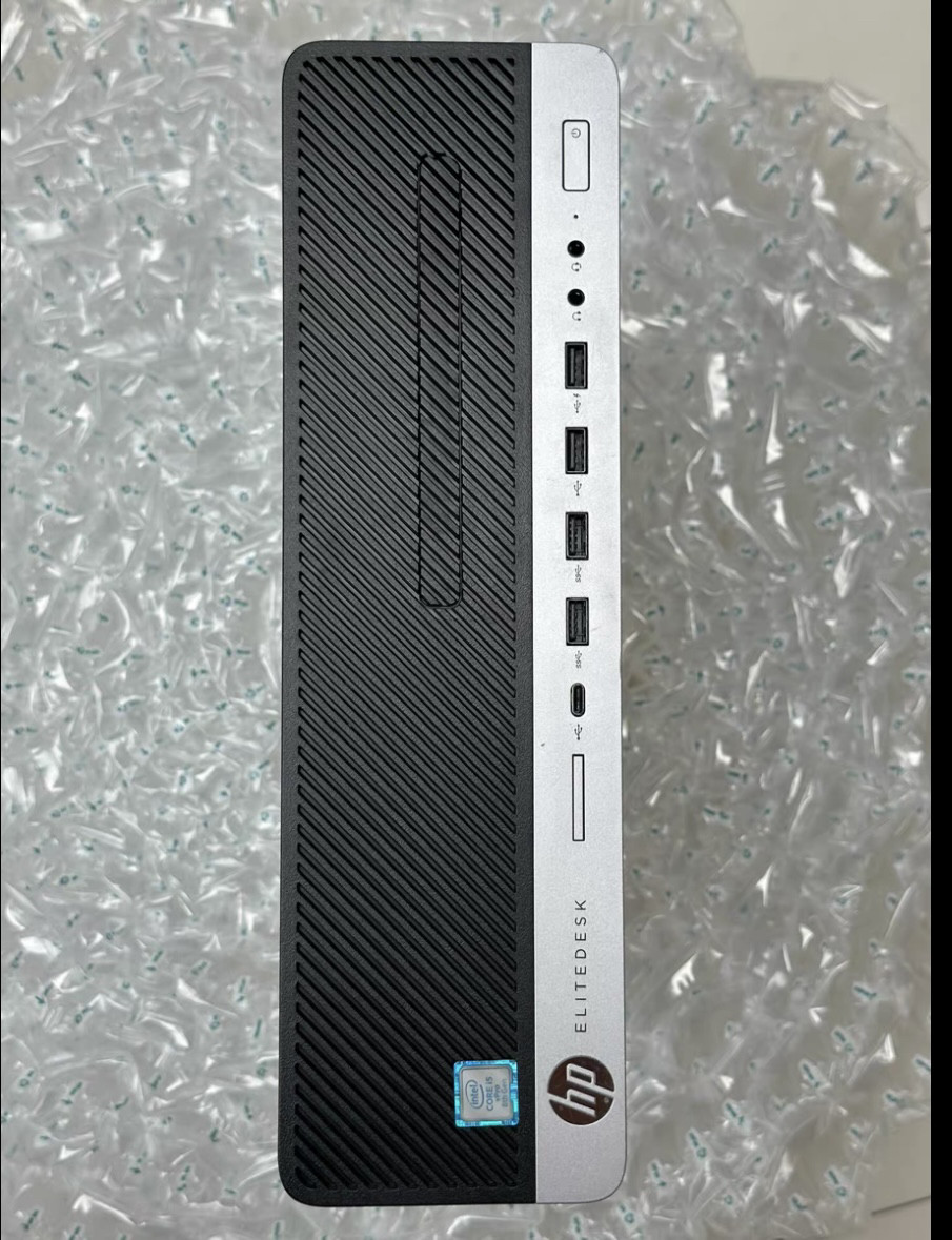 惠普800 G3 SFF、飞牛nas可改3个3.5硬盘支持M2双DP高清准系统