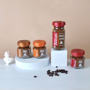 哥伦比亚进口 博恩经典冻干速溶咖啡85g 原味冻干黑咖啡buendia