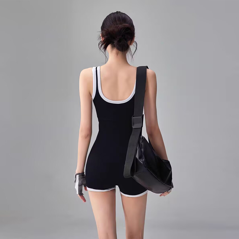 连体平角泳衣女士2025新款