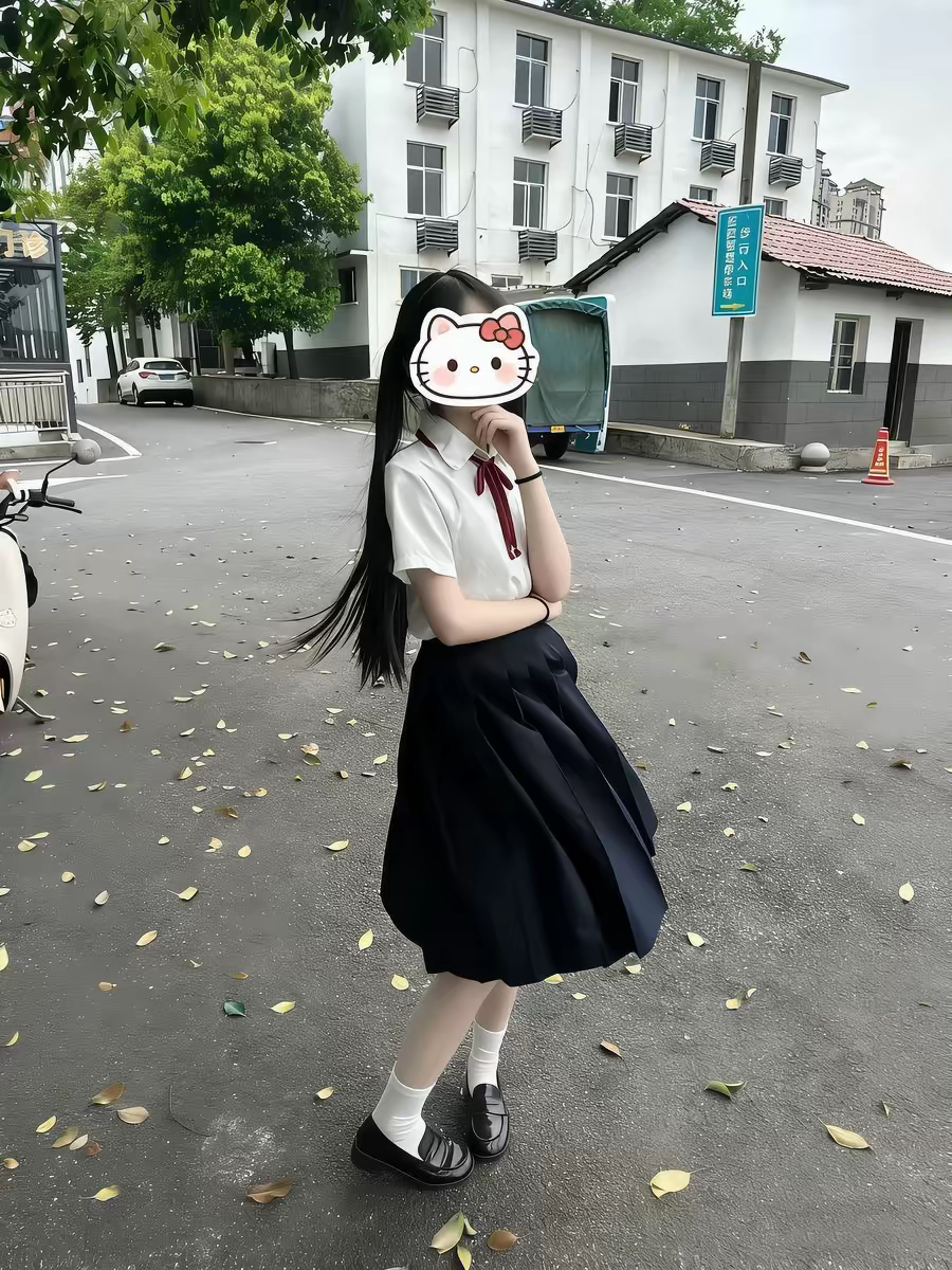 原创正版jk制服日系基础款白色时尚套装
