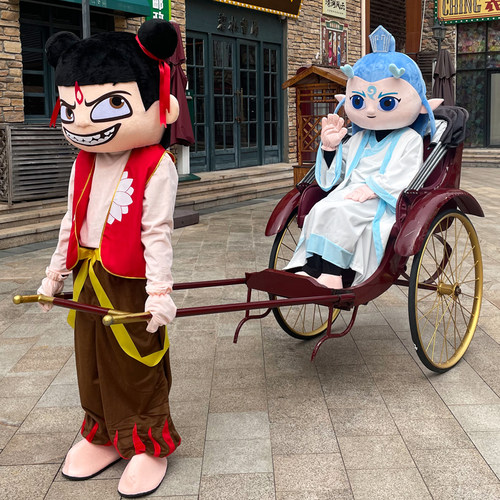 哪吒敖丙玩偶cos服表演服