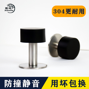 304大胶头门顶加厚防撞橡胶门靠墙挡门器防风止门加高门碰限位挡