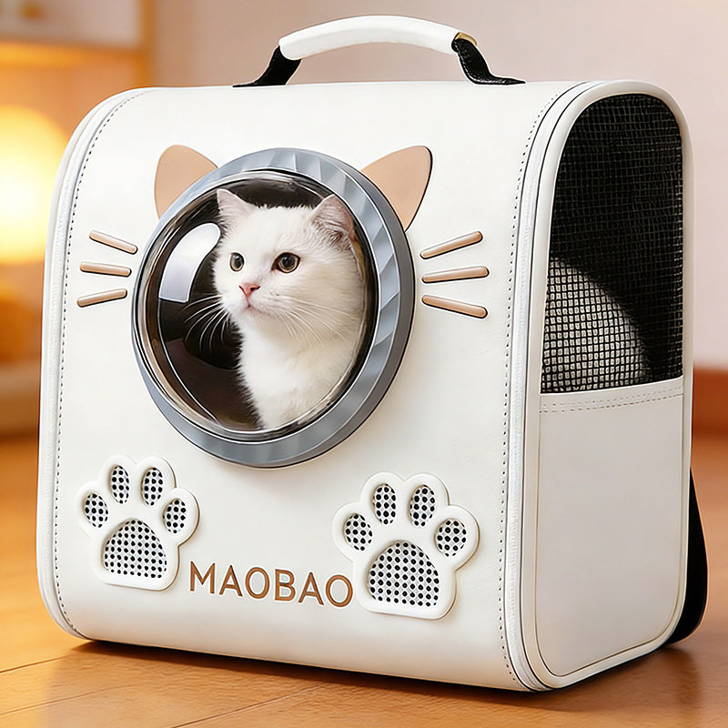 猫包太空舱双肩包大容量宠物背包书包便携外出猫咪狗狗防应激猫笼