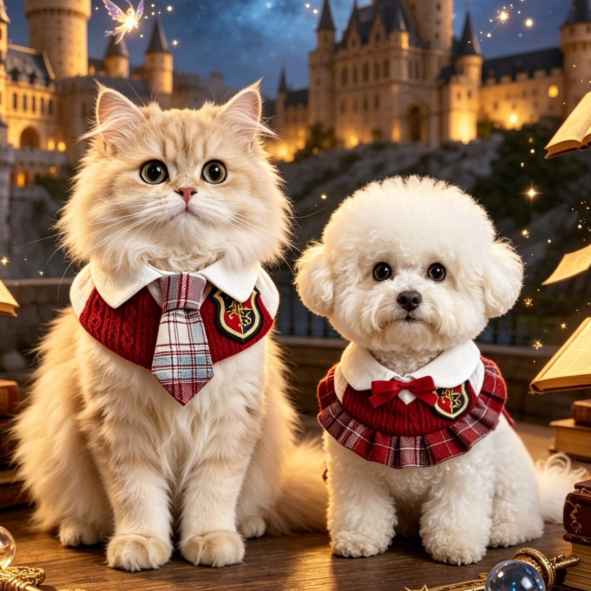 宠物学院风校服围领猫咪变装领带口水巾狗狗中小型犬百褶裙边围脖