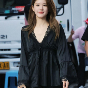 家居服 三件套带胸垫春秋季 维多利亚赵露思同款 冰丝睡衣女2025新款