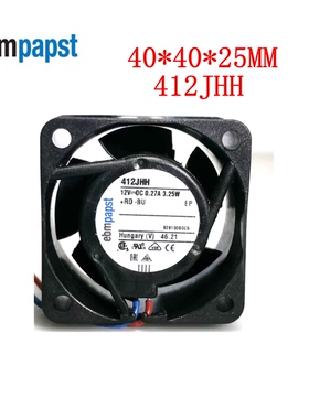 412JHH 全新原装 4025/12V 德国进口 高端仪器静音散热微型小风扇