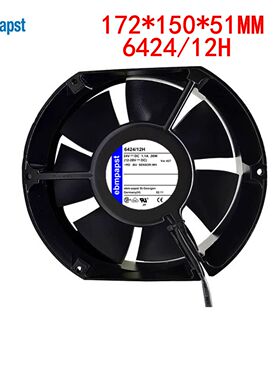 全新德国风扇 TYP 6424/12H风机 17251 24V 1.1a 26w散热风扇