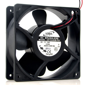 正品ADDA AD1224UB-F51 12038 24V 0.40A 12CM厘米变频器风扇