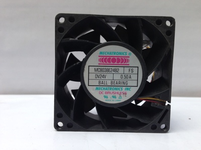 原装正品 日立电梯 变频器风扇 MC8038E24B2 24V 0.50A 3线 8CM