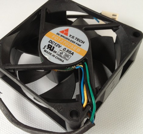 FD127025EB 12V 0.55A 原装正品Y.S.TECH 7025 7CM 4线 机箱风扇
