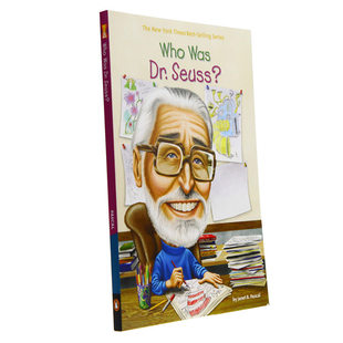 著名早期教育作家 Who 名人传记系列 英文原版 进口图书 Seuss？著名作家 苏斯博士是谁？西方家喻户晓 Dr. 现货 Was